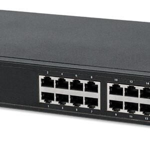 Switch Gigabit 16 Porte Ethernet PoE+ Nero