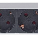 Multipresa Verticale per Rack 12 Posti Spina Schuko Angolata