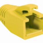 Copriconnettore per Plug RJ45 Cat.6 8mm Giallo