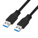 Cavo USB 3.2 A Maschio/A Maschio 1 m Nero