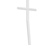 Supporto a Pavimento per TV Girevole Portatile Regolabile in Altezza