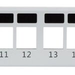 Pannello Patch Modulare Senza Frutti 24 Posti Grigio