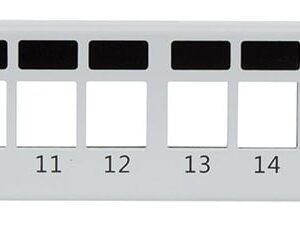 Pannello Patch Modulare Senza Frutti 24 Posti Grigio