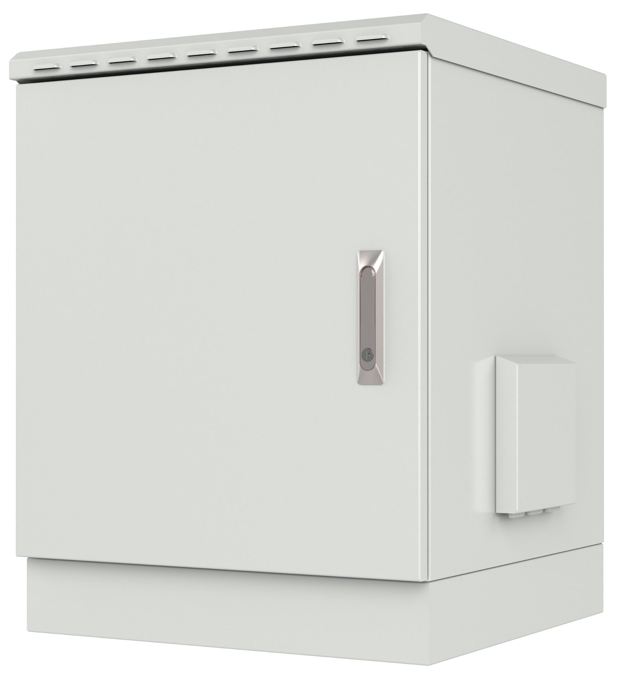 Armadio Rack 19'' a Pavimento 16U grigio IP66 Porta cieca prof. 600 mm