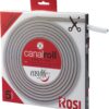 Canalina Autoadesiva Flessibile 5m Bianco