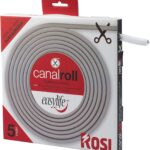 Canalina Autoadesiva Flessibile 5m Bianco