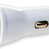 Caricatore da Auto Universale 2 Porte USB 5V 1A&2.1A Bianco