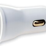 Caricatore da Auto Universale 2 Porte USB 5V 1A&2.1A Bianco