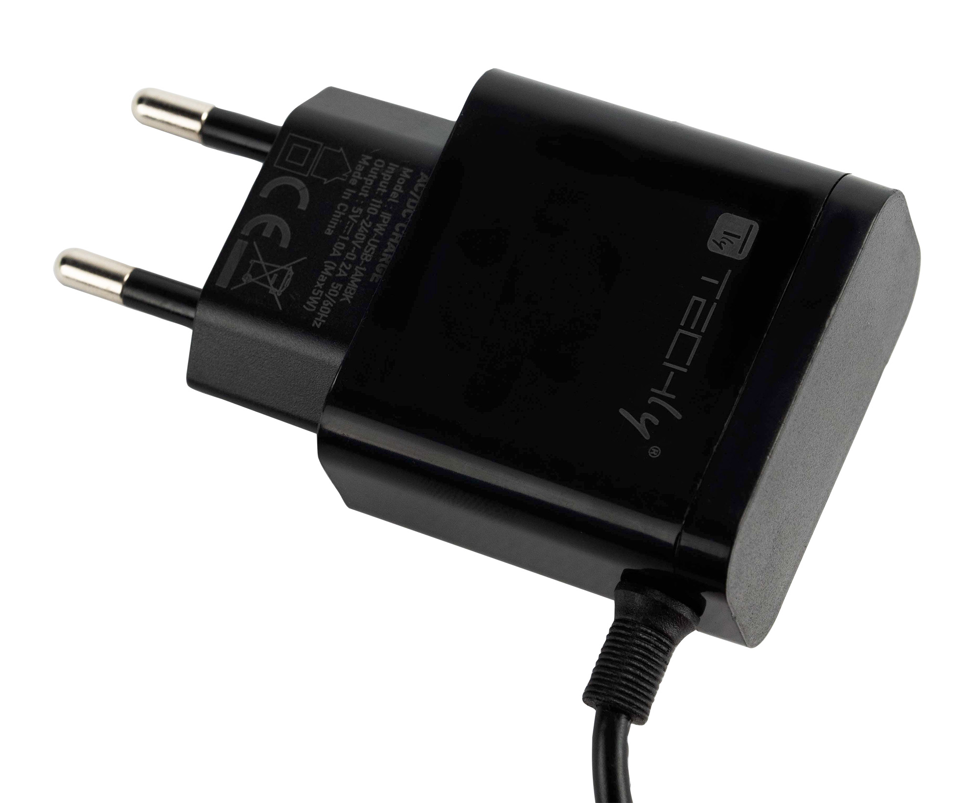 Caricabatterie Alimentatore Micro USB 5V 1A per Smartphone Tablet Nero - immagine 3