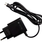 Caricabatterie Alimentatore Micro USB 5V 2.1A per Smartphone Tablet Nero