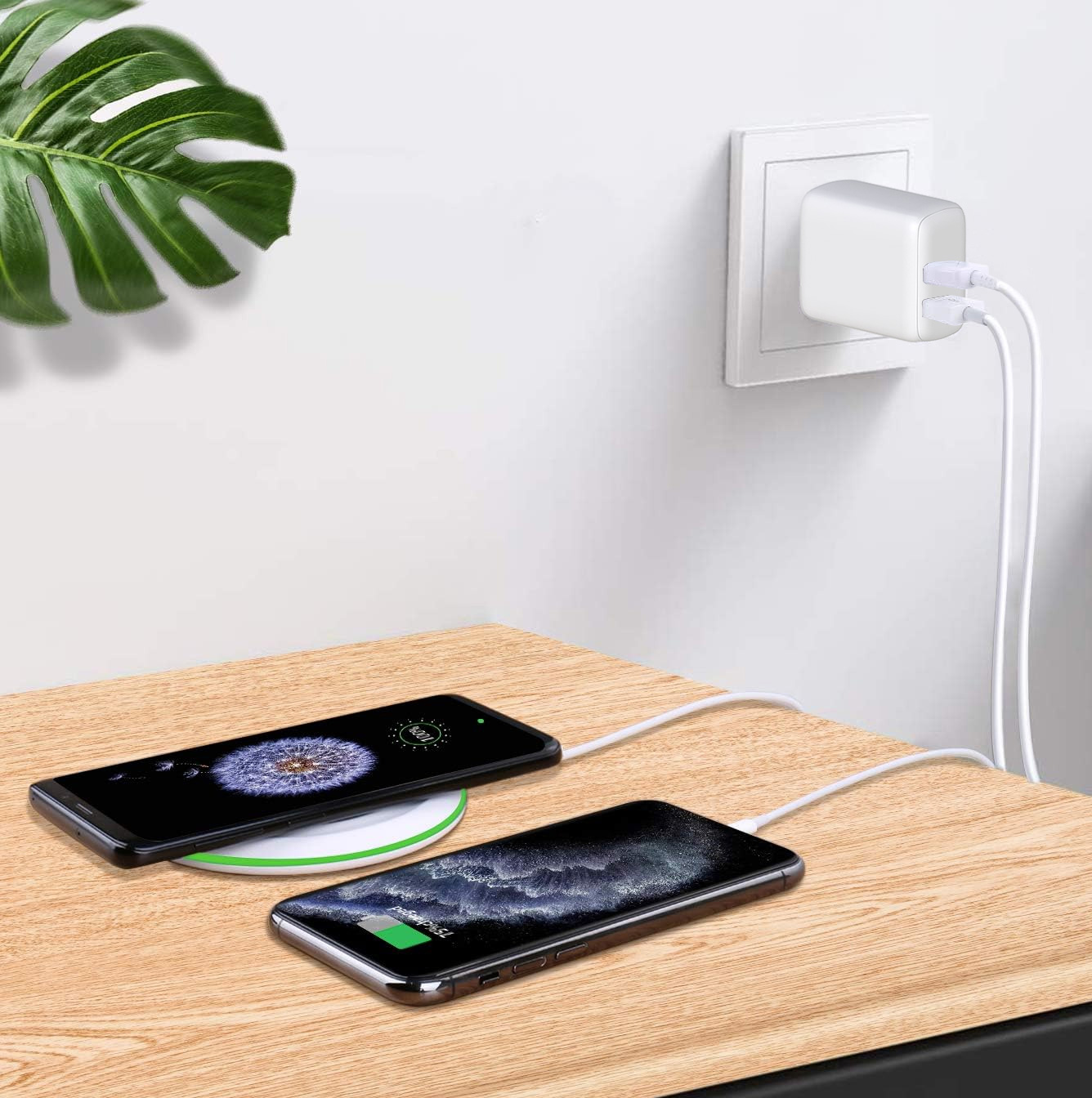 Caricatore Alimentatore 2 porte USB-C™ da Muro 35W - immagine 6