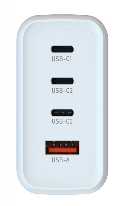Caricatore Alimentatore GaN 3 porte USB-C™ e 1 USB-A da Muro 140W - immagine 6