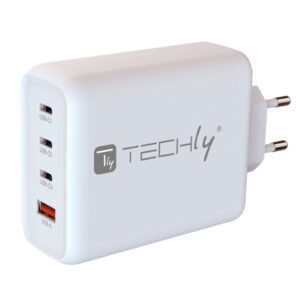 Caricatore Alimentatore GaN 3 porte USB-C™ e 1 USB-A da Muro 140W