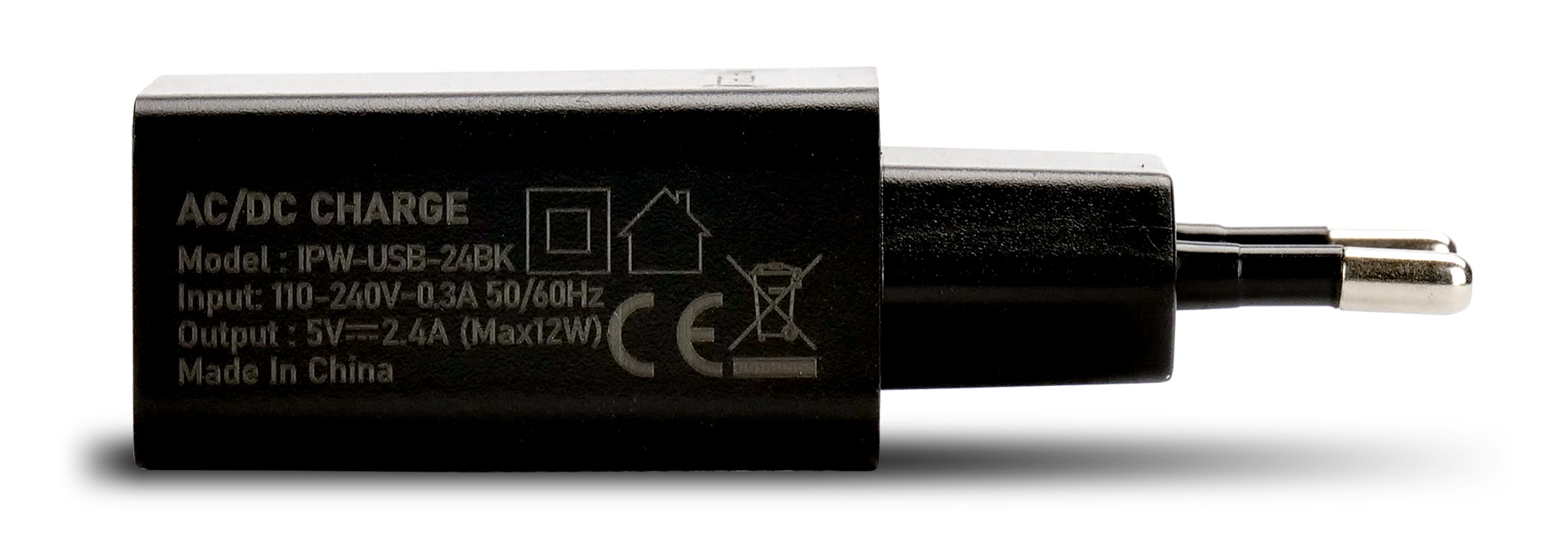 Caricatore Alimentatore USB-A da Muro 5V 2.4A per Smartphone o Tablet - immagine 5