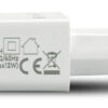 Caricatore Alimentatore USB-A da Muro 5V 2.4A per Smartphone o Tablet - immagine 7