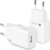 Caricatore Alimentatore USB-A da Muro 5V 2.4A per Smartphone o Tablet