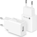 Caricatore Alimentatore USB-A da Muro 5V 2.4A per Smartphone o Tablet