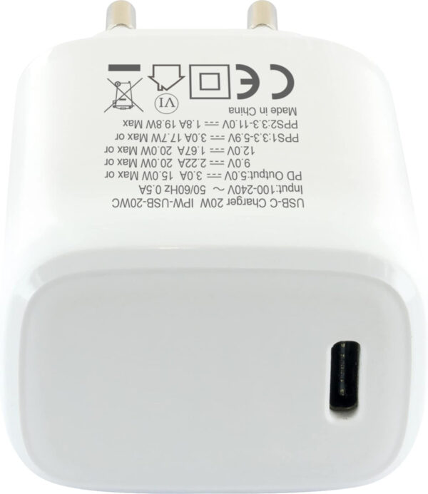 Caricatore Alimentatore USB-C™ da Muro 20W - immagine 10