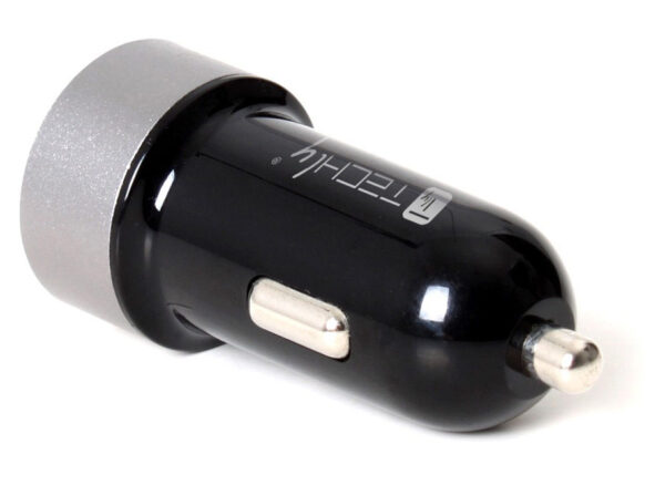 Caricatore da Auto Universale 2 Porte USB con Uscita 4,8A Nero - immagine 3