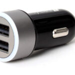 Caricatore da Auto Universale 2 Porte USB con Uscita 4,8A Nero