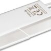 Caricatore USB 1A Compatto Spina Europea Bianco - immagine 5