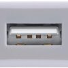 Caricatore USB 1A Compatto Spina Europea Bianco - immagine 2