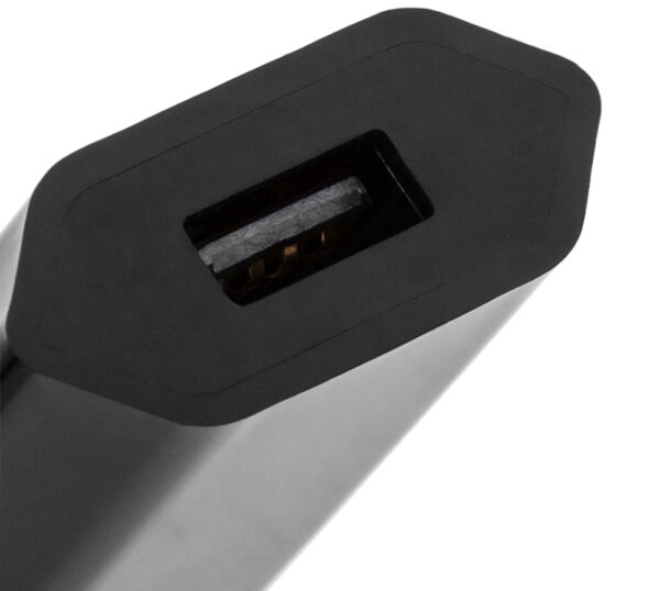 Caricatore USB 1A Compatto Spina Europea Nero - immagine 5