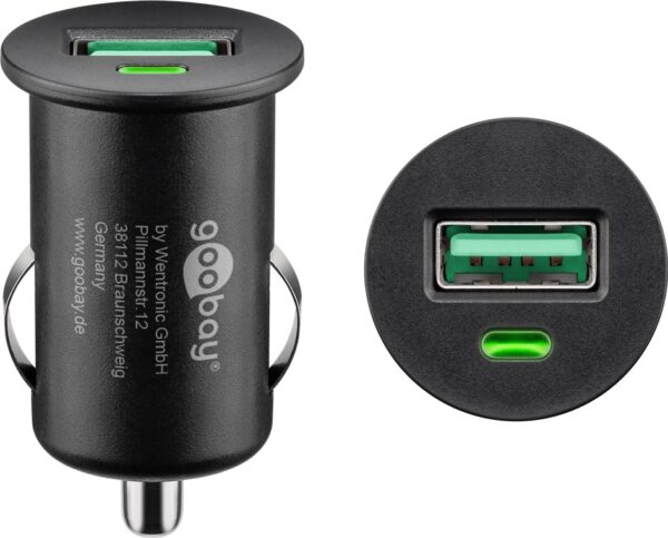 Caricatore USB da auto Quick Charge 3.0 2.4A 18Watt - immagine 4