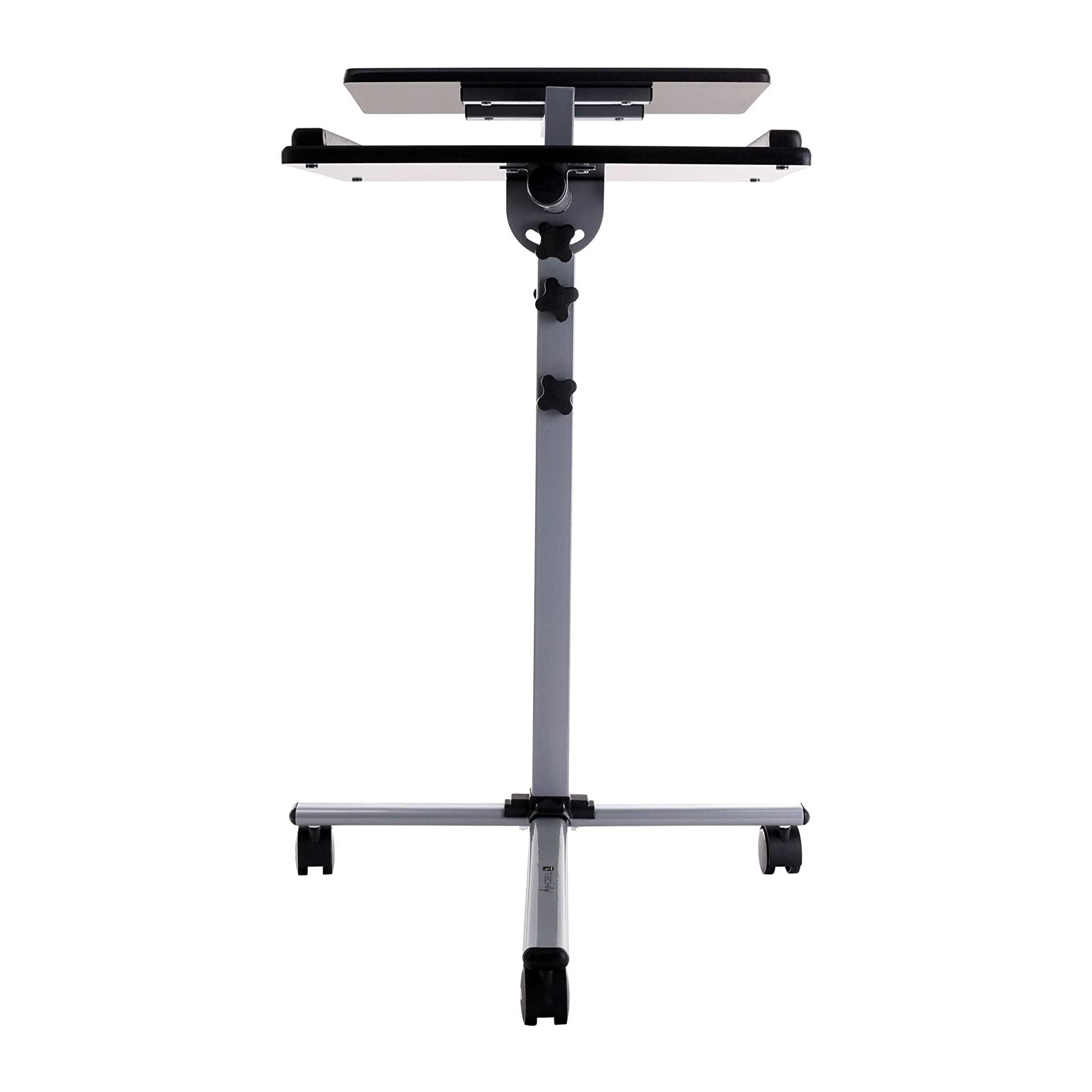 Carrello per Proiettore e Notebook a Due Ripiani Regolabile in Altezza - immagine 8