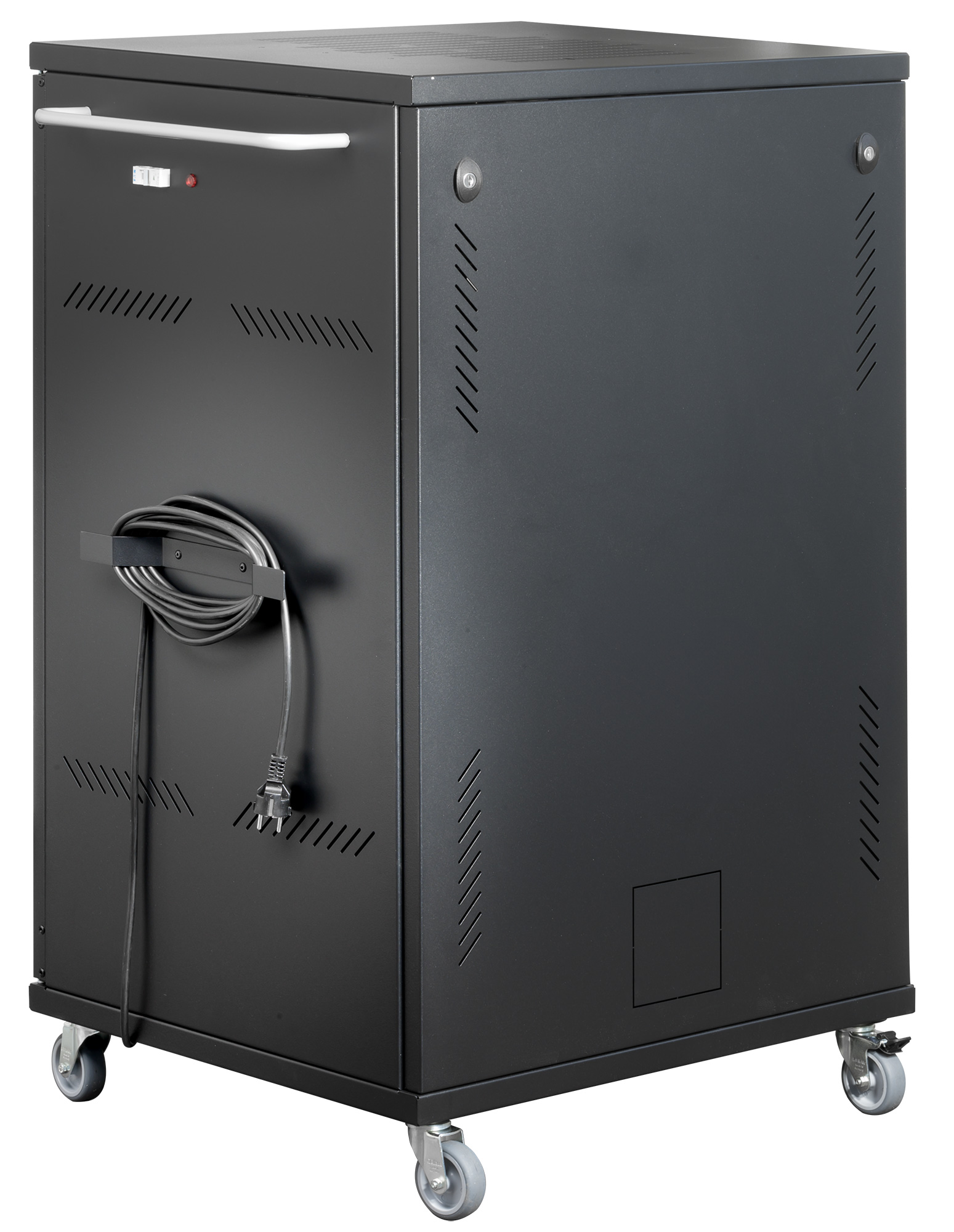 Carrello Stazione di Ricarica 36 Notebook Tablet o Smartphone Nero - immagine 5