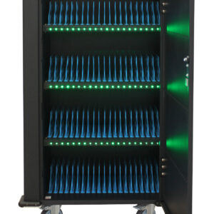 Carrello Stazione di Ricarica 80 USB Notebook o Smartphone Nero