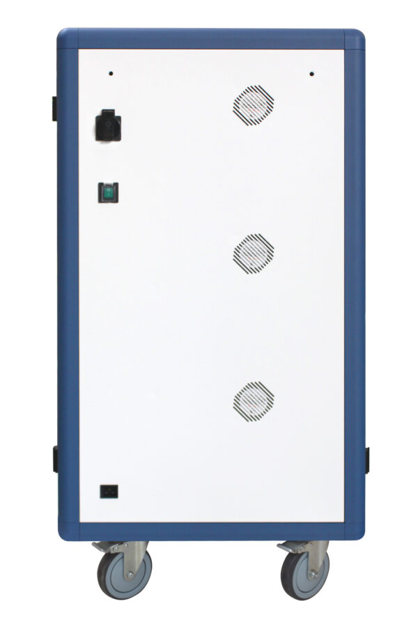 Carrello Stazione di Ricarica Ventilato 30 Notebook o Smartphone Bianco/Blu - immagine 5
