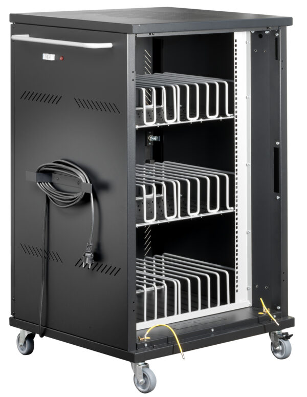 Carrello Stazione di Ricarica Ventilato 36 Notebook o Smartphone Nero - immagine 7