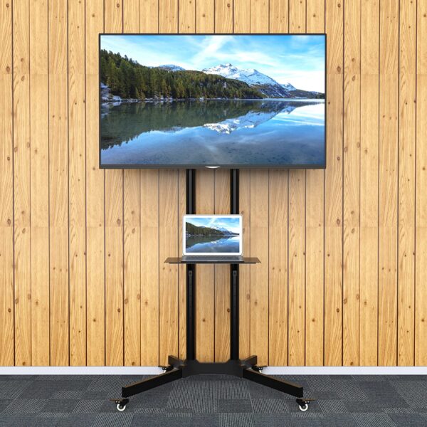 Carrello Supporto Pavimento Porta TV LCD/LED/Plasma 30''-65'' Mensola - immagine 5