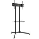 Carrello Supporto Pavimento Porta TV LCD/LED/Plasma 30''-65'' Mensola