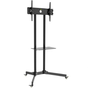 Carrello Supporto Pavimento Porta TV LCD/LED/Plasma 30''-65'' Mensola