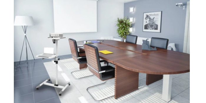 Carrello Supporto per Proiettore Beamer Notebook PC Ripiani Regolabili - immagine 9