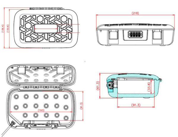 Cassaforte Portatile Cassetta di Sicurezza a Combinazione - immagine 3