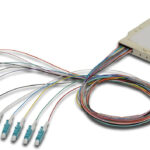 Cassetta di Giunzione Attrezzata con 12 Pigtail Fibra Multimodale OM3 LC 50/125 2m