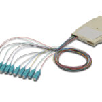 Cassetta di Giunzione Attrezzata con 12 Pigtail Fibra Multimodale OM3 SC 50/125 2m