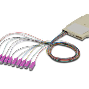 Cassetta di Giunzione Attrezzata con 12 Pigtail Fibra Multimodale OM4 SC 50/125 2m