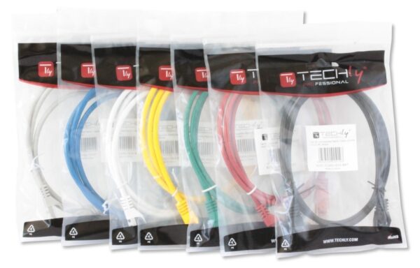 Cavo di rete Patch in CCA Cat.5E Verde UTP 1,5m - immagine 6