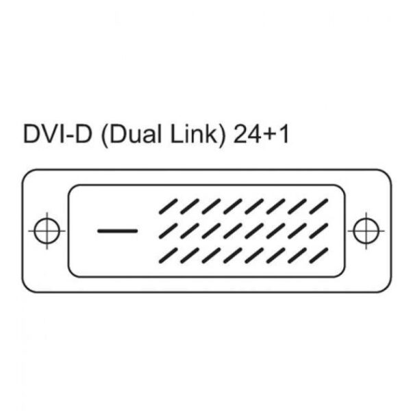 Cavo Monitor DVI Digitale M/M Dual Link 1,8 m (DVI-D) - immagine 5
