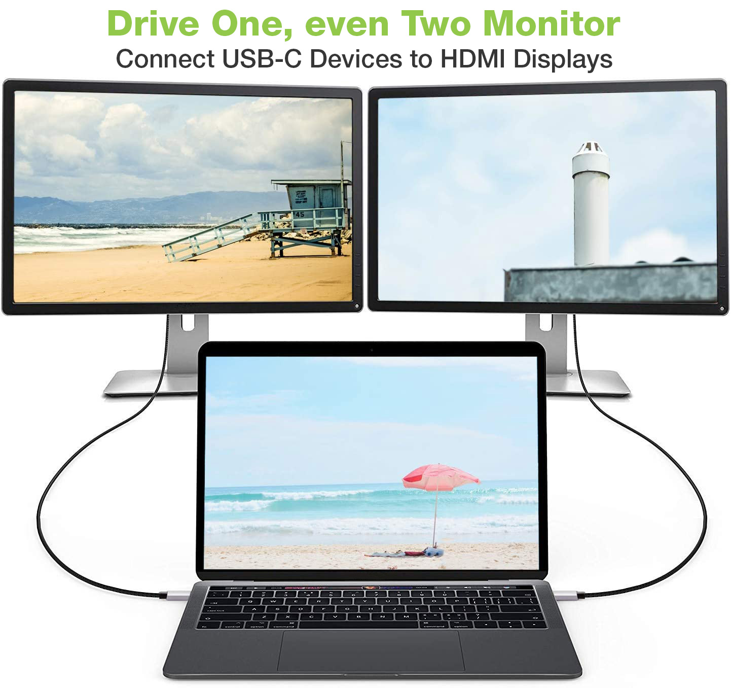 Cavo Adattatore USB-C™ 3.2 a HDMI 2.1 8K@60Hz 1,8 m - immagine 4