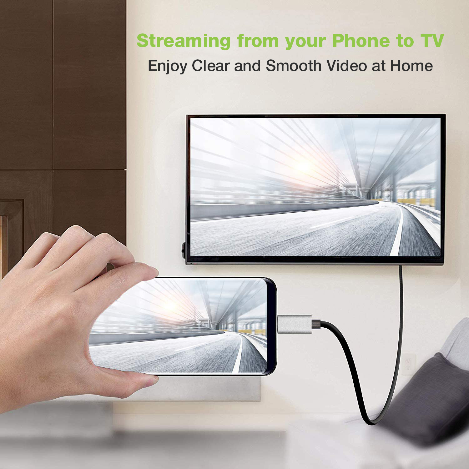 Cavo Adattatore USB-C™ 3.2 a HDMI 2.1 8K@60Hz 1,8 m - immagine 3