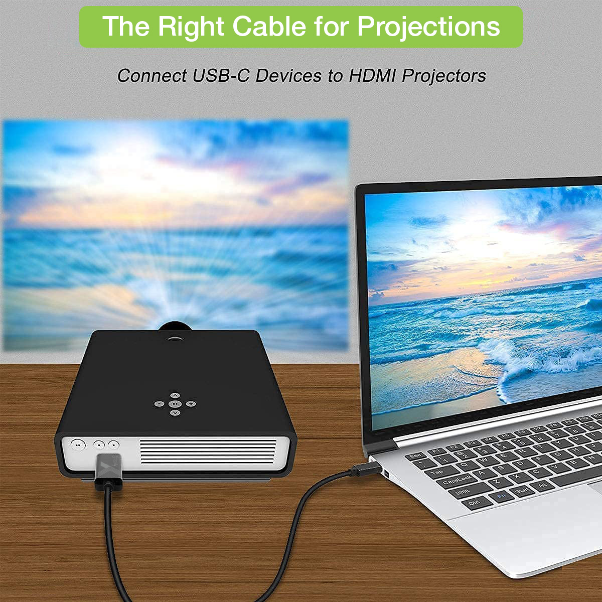 Cavo Adattatore USB-C™ Maschio a HDMI 2.0 4K Maschio 5m Nero - immagine 7