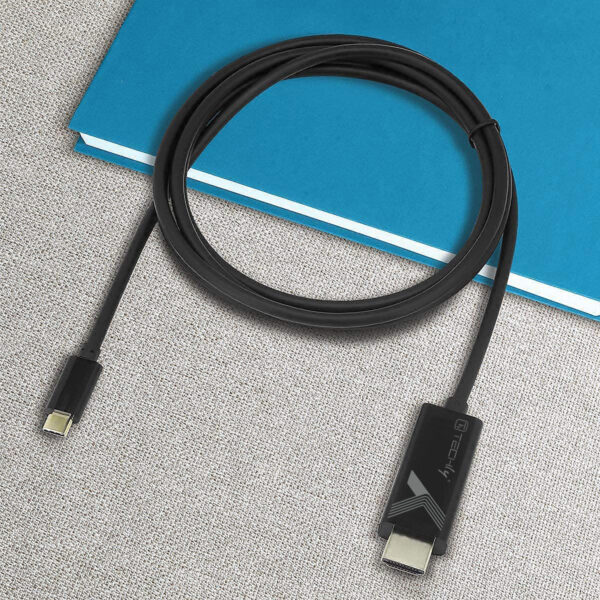 Cavo Adattatore USB-C™ Maschio a HDMI 2.0 4K Maschio 5m Nero - immagine 2
