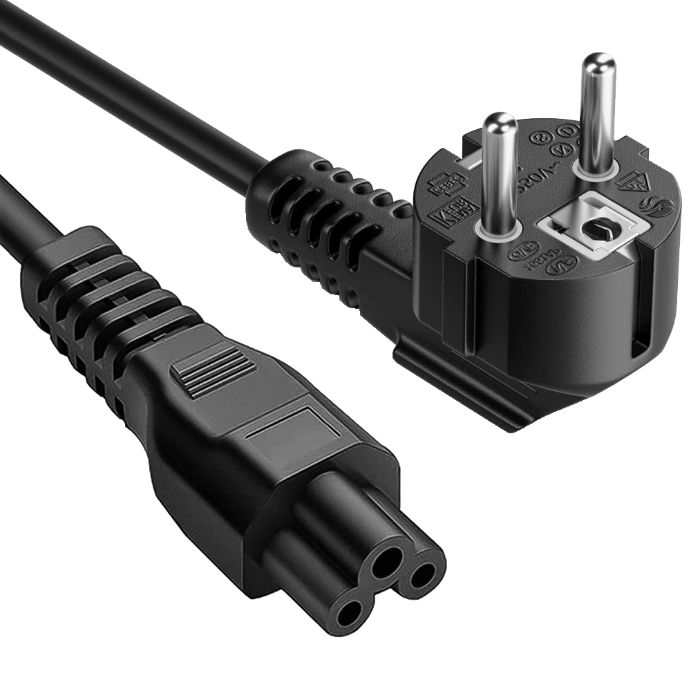 Cavo Alimentazione C5 a Schuko Angolato 1,8 m - immagine 2