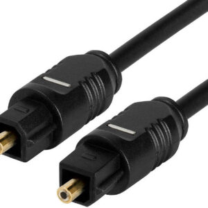 Cavo Audio Ottico Digitale Toslink (SPDIF) M/M 1m ø 2.2mm