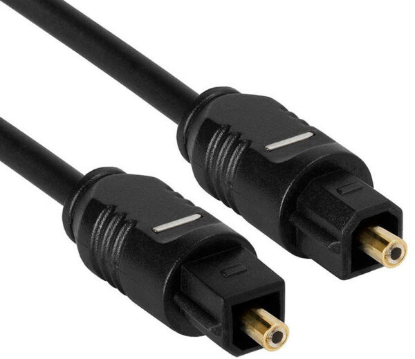 Cavo Audio Ottico Digitale Toslink (SPDIF) M/M 1m ø 2.2mm - immagine 2